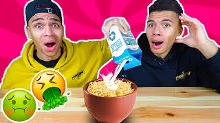 WIR PROBIEREN EURE VERRÜCKTESTEN ESSENS-KOMBINATIONEN !!! TEIL 3 | Kelvin und Marvin