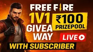 🔥 Free Fire Live Stream 24/7 | Team Code Giveaway Every Match 🎁 | Join Now!#freefirehindilive #live