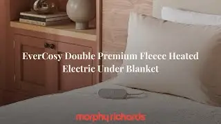 Morphy Richards EverCosy Double Premium Fleece Heated Electric Under Blanket #morphyrichards