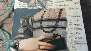 mini poetry twine bound journal