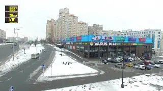 Реклама Химчистка на медиафасаде ТЦ Academ City