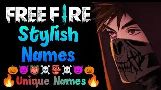 Free Fire Stylish Names 2023 | Stylish Free Fire Names 🔥 | Unique Free Fire Names 😱