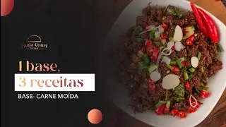 1 Base, 3 Receitas - Carne Moída