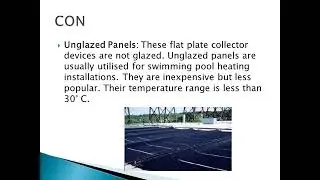 FLATE PLATE COLLECTORS,TYPES (NON CONVENTIONAL ENERGY  SOURCES)