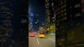 QATAR-DOHA-CORNICHE,TALL BUILDINGS, NIGHT VIEW 🇶🇦