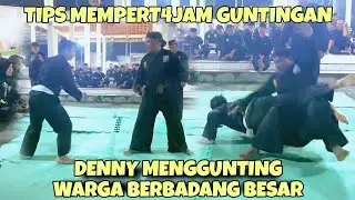 Denny menggunting warga berbadan Besar, ini tipsnya mempertajam teknik guntingan