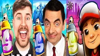 Subway Surfers Aloha Hawaii 2025 unlocked Lily vs MrBeast vs Mr. Bean Run Gameplay HD