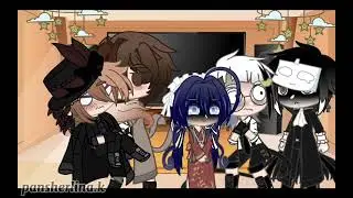 bungou stray dogs character reaction to their tiktok videos part 2 || soukoku || bsd || gacha club