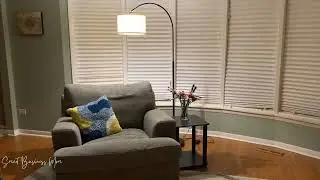 See How this Dimmable Floor Lamp Lights Up the Living Room - Before & After