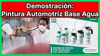 Water-Based Automotive Paint. PPG ENVIROBASE Demonstration #envirobaseppg #automotivepaint #ppg