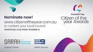 Australia Day Citizen of the Year Awards 2019