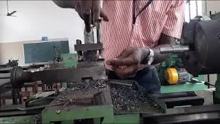LATHE AND DRILLING PRACTICAL - STEP TURNING THREAD CUTTING LH