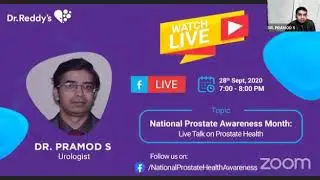 Prostate health awareness talk