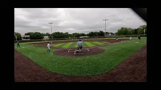 Sliding stop and throw from Dylan at shortstop