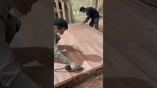 Solid Wood Door Production Process: A Masterclass in Craftsmanship #viralvideo #viralshorts