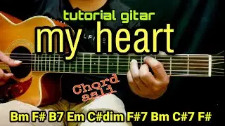 tutorial gitar MY HEART acha septriasa dan irwansyah chord asli