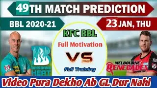 KFC BBL 2021 League #49Th MLR Vs BRH Match Prediction #BBL2021 Preview