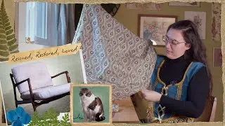 Breathing new life into a danish chair (with cat supervision)