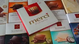 New Lot's of Candies   Merci finest selection  Chocolate