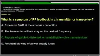 Ham Radio Technician license exam   SUB ELEMENT T7   PRACTICAL CIRCUITS  4 Exam Questions   4 Groups