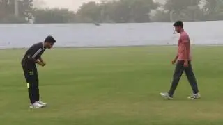 Bhuvi exercise in home ground at bhamashash park in merrut