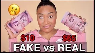 Палитра теней HUDA NUDE FAKE VS REAL - IRISBEILIN