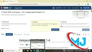 Excel 2021 In Practice Ch7 1 Guided Project 1-4 | SIMnet help For Guide Excel 2024 Guided Project