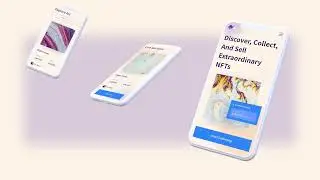 NFT Marketplace &ndash; UI Animation for Digital Art Mobile App