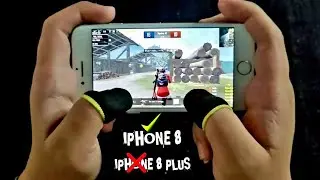 IPHONE 8 PUBG MOBILE HANDCAM GAMEPLAY | 4-FINGERS CLAW FULL GYRO