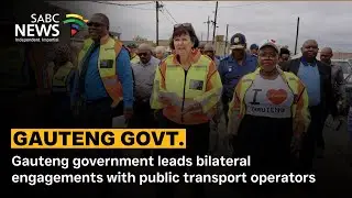 Gauteng government leads bilateral engagements with public transport operators