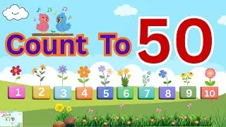 Count 1 to 50 for Kids 🔢 | Learn Numbers 1&ndash;50 | Counting Song for Toddlers