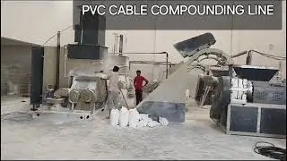 PVC CABLE COMPOUNDING LINE made by Xtreme Machines, Monty Singh, New Delhi.