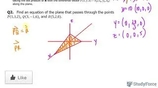 Find the equation of a plane in 3D space