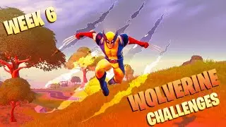 Fortnite Chapter 2 Season 4 Wolverine Week 6 Challenges! All Week 6 Wolverine Challenges
