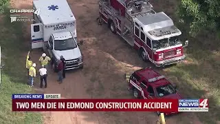 UPDATE: 2 workers dead after falling into Edmond manhole