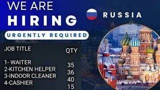 Russia Work Permit Visa 2025 | Hotel Job In Russia | CV Selection