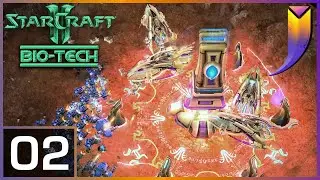Сражение с десятью авианосцами на микрокарте (StarCraft 2: BioTech 02)