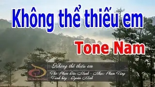 Karaoke | Không thể thiếu em | Beat - nam