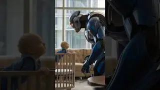 Baby vs Robot #monstervsmonster #Monster #horror #ai #animation #shortvideos #funny #cartoon