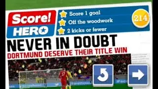 Score Hero Level 214 (3 Stars) Walkthrough - Bayern Munich vs Borussia Dortmund
