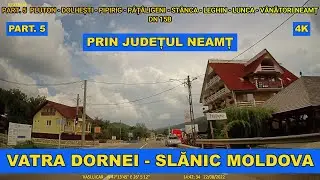 Drumul Pluton - Dolhesti - Pipirig - Pataligeni - Stanca - Leghin - Lunca - Vanatori Neamt pe DN 15B