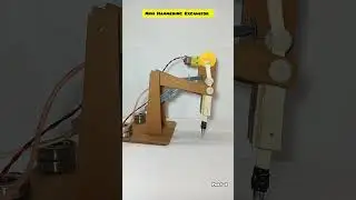 Hydraulic Hammering Excavator machine - DC motor| #machine #hydraulic #tech