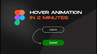 Let's create a Button with Hover Animation in 2 minutes!    |    Figma