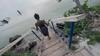 Enjoying Fumba Town in Zanzibar