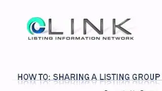 Sharing a Listing Group - How To