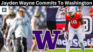 Jayden Wayne Commits To Washington | Washington Huskies Transfer Portal News