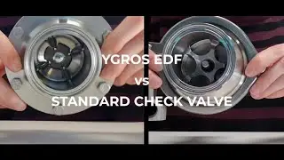 YGROS EDF vs Standard Check Valve | The CHALLENGE