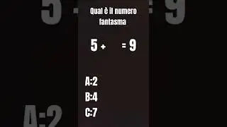 Qual &egrave; il numero fantasma