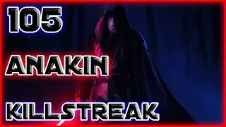 105 Anakin Skywalker Killstreak on Naboo / Star Wars Battlefront 2