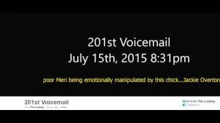 A Voicemail of Meri Brown Begging Catfisher 